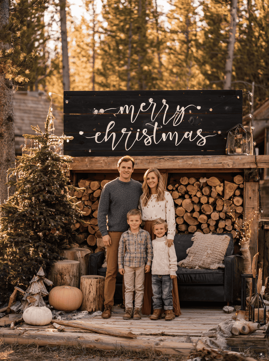 Outdoor Christmas Photography Ideas to Capture Cozy Winter Moments