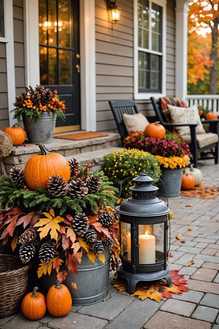 Autumn Front Porch Ideas